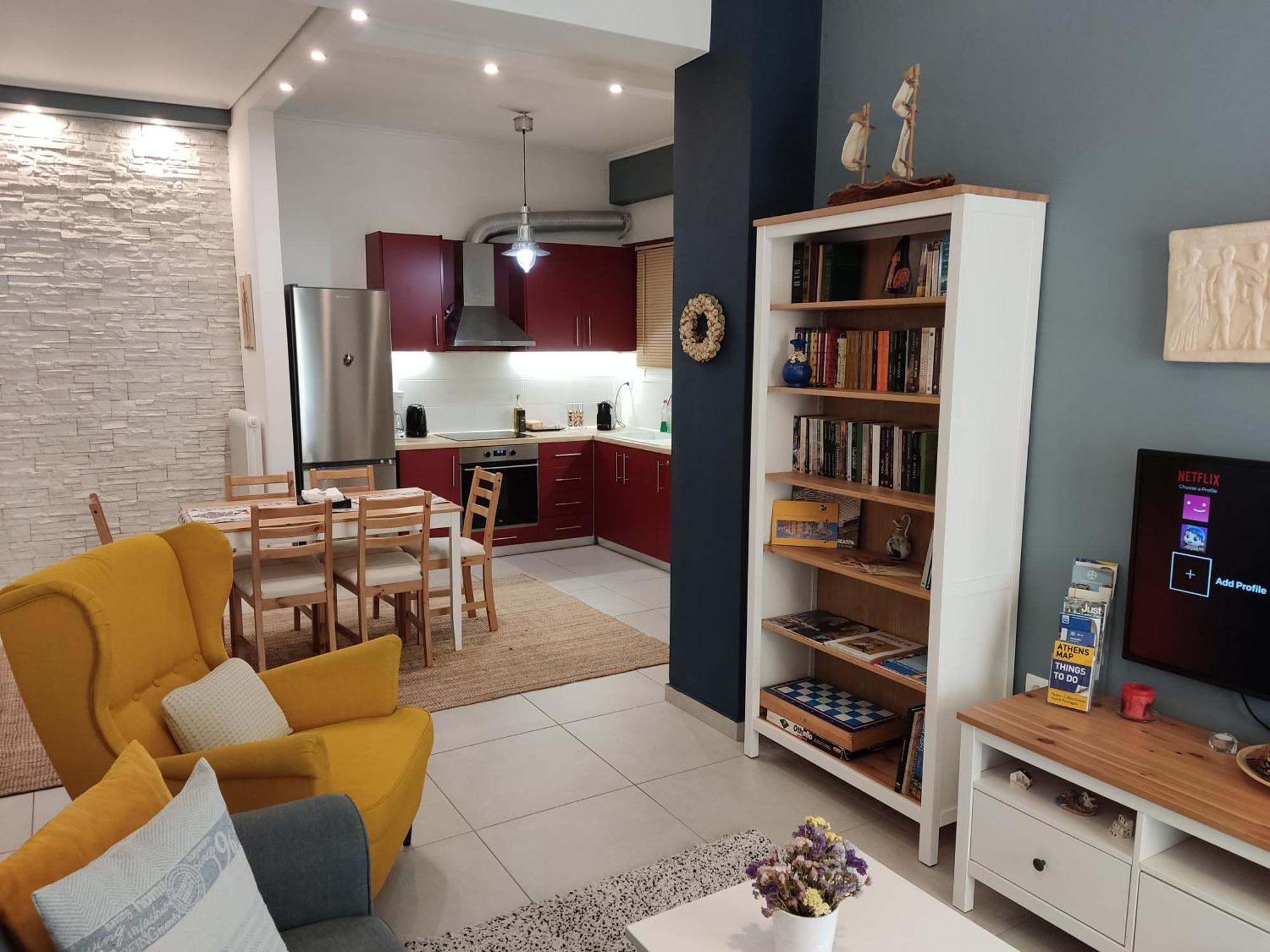 Central & Comfortable, 70M² Apt In Neos Kosmos アテネ エクステリア 写真